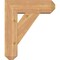 Ekena Millwork Traditional Craftsman Smooth Bracket w/ Offset Brace, Western Red Cedar, 7 1/2"W x 22"D x 26"H BKT0806X22X26TRA04SWR - alternate 3